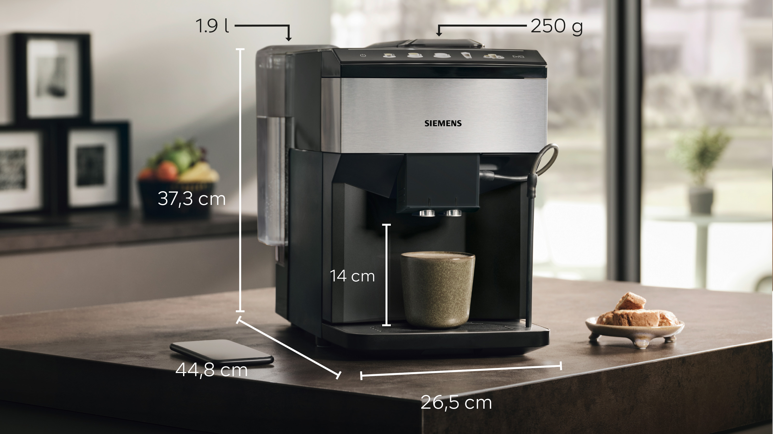 Siemens TP517R03 EQ.500 Tam Otomatik Kahve Makinesi - Siemens